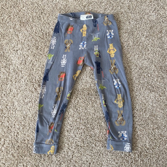 Gap Star Wars toddler boy gray long sleeve and pants pajamas size 3T - Picture 5 of 7